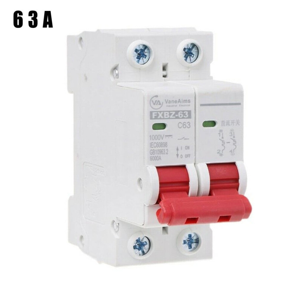 Mosiee Dc1000v Solar Mini Circuit Breaker 10Aâ63A 9107258861351