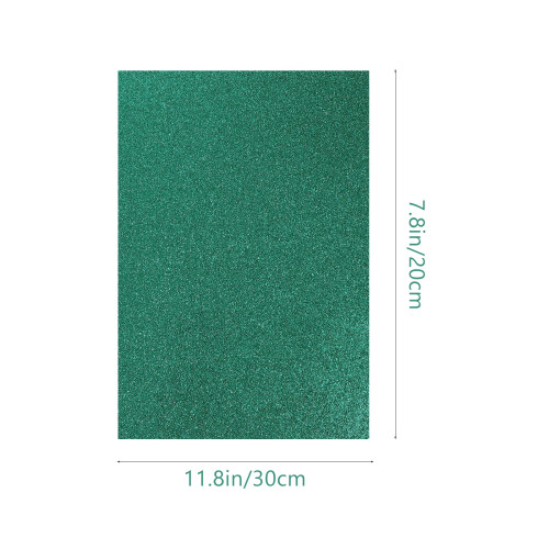 Glittergouden knutselpapier vellen EVA-spons 10-pack 1
