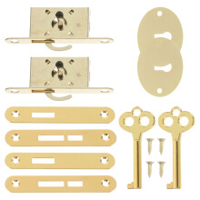 Šperkovnice Eease2Mini Lock v antické zlaté barvě