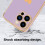 iPhone13Pro Max cover lilla blød TPU bumper 67 tommer 2