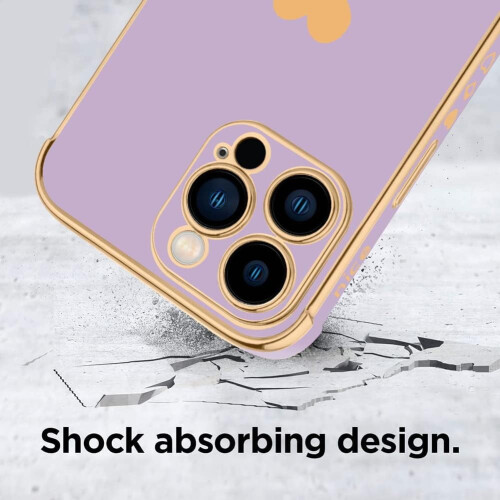 iPhone13Pro Max cover lilla blød TPU bumper 67 tommer 1