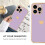 iPhone13Pro Max cover lilla blød TPU bumper 67 tommer 6