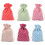 Polka Dot Drawstring Gift Bags Cotton Linen 20pcs 6