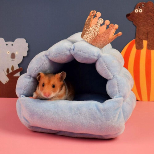 Hamsterseng Varm Mini Hus Bur Hule til Små Kæledyr 2