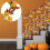 Artificial Maple Leaf Garland Fall Thanksgiving Decor 8