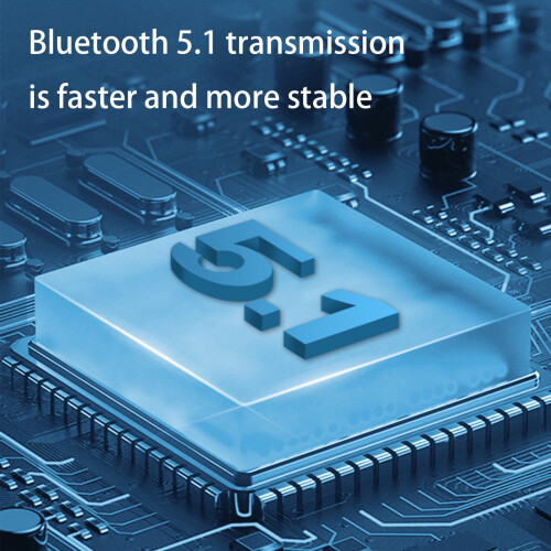 Ασύρματα ακουστικά Bluetooth με μεταλλικό τσιπ, πτυσσόμενα, Ozmmyan, με δυνατότητα 2