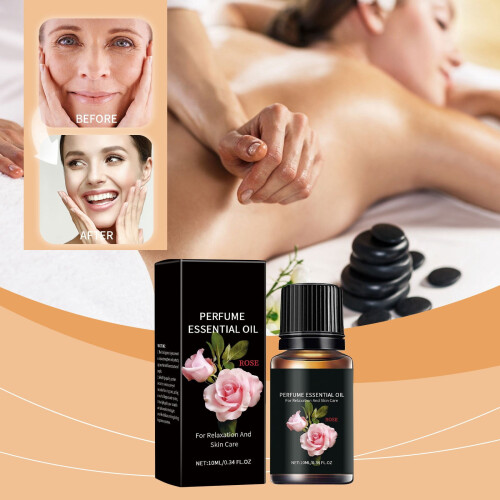 Rose Perfume Essential Oil Pure Extract 10ml 1