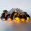 Harliver black cat string lights 20 LED 118 inch 5