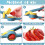 Fruit segmentation set red date strawberry banana 6