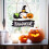 Halloween fa üdvözlőtábla törpékkel (2 db) 7