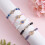 Strass-Armbänder mit bösem Blick, 5-teilig 4