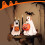Spookhond snoepkomhouder van hars, Halloween decoratie 5