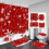 Plaid Letter Pattern Bathroom Set 4pcs Non-slip Waterproof 2