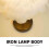 Topliu white feather table lamp wooden base 7
