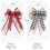 Weihnachtskranz mit Büffelkaromuster, Jute-Schleife, 2 Stück 5