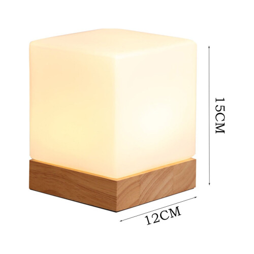 Lampe de chevet moderne en bois Capino (1 pièce) 2