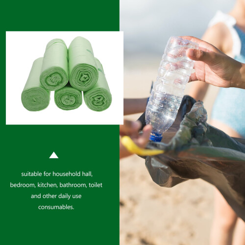Sacs poubelle vert clair, lot de 100 1