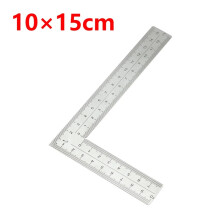 (10x15cm) Mini Framing Ruler L Square Stainless Steel Right Angle Ruler Precision Measuring Layout Tool For Building Framing Gauges