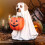 Spookhond snoepkomhouder van hars, Halloween decoratie 8