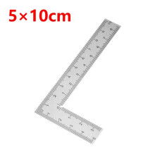(5x10cm) Mini Framing Ruler L Square Stainless Steel Right Angle Ruler Precision Measuring Layout Tool For Building Framing Gauges