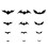 Διακόσμηση τοίχου με νυχτερίδες PVC3D για το Halloween12 τεμάχια 2