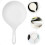 Serving Dish with Handle Large Tray for Steak Pasta Dessert 6