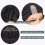 Perruque courte synthétique Pixie ondulée noire résistante à la chaleur 8