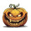 Αυτοκόλλητο καπακιού τουαλέτας για το Halloween με σχέδιο κολοκύθας 11,81x11,41 ίντσες 2