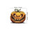 Αυτοκόλλητο καπακιού τουαλέτας για το Halloween με σχέδιο κολοκύθας 11,81x11,41 ίντσες 3