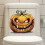 Αυτοκόλλητο καπακιού τουαλέτας για το Halloween με σχέδιο κολοκύθας 11,81x11,41 ίντσες 4