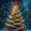 Étoile à cinq branches dorée pour sapin de Noël 6