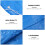 Cubierta rectangular plegable para piscinas hinchables 6