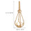 Adjustable Pearl Cage Pendant for DIY Jewelry Making 2PCS 3
