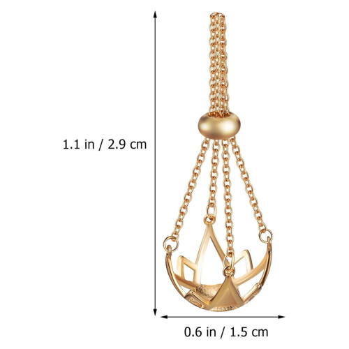 Adjustable Pearl Cage Pendant for DIY Jewelry Making 2PCS 2