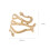 Halloween snake arm cuff gold metal bangle 2 pcs 3