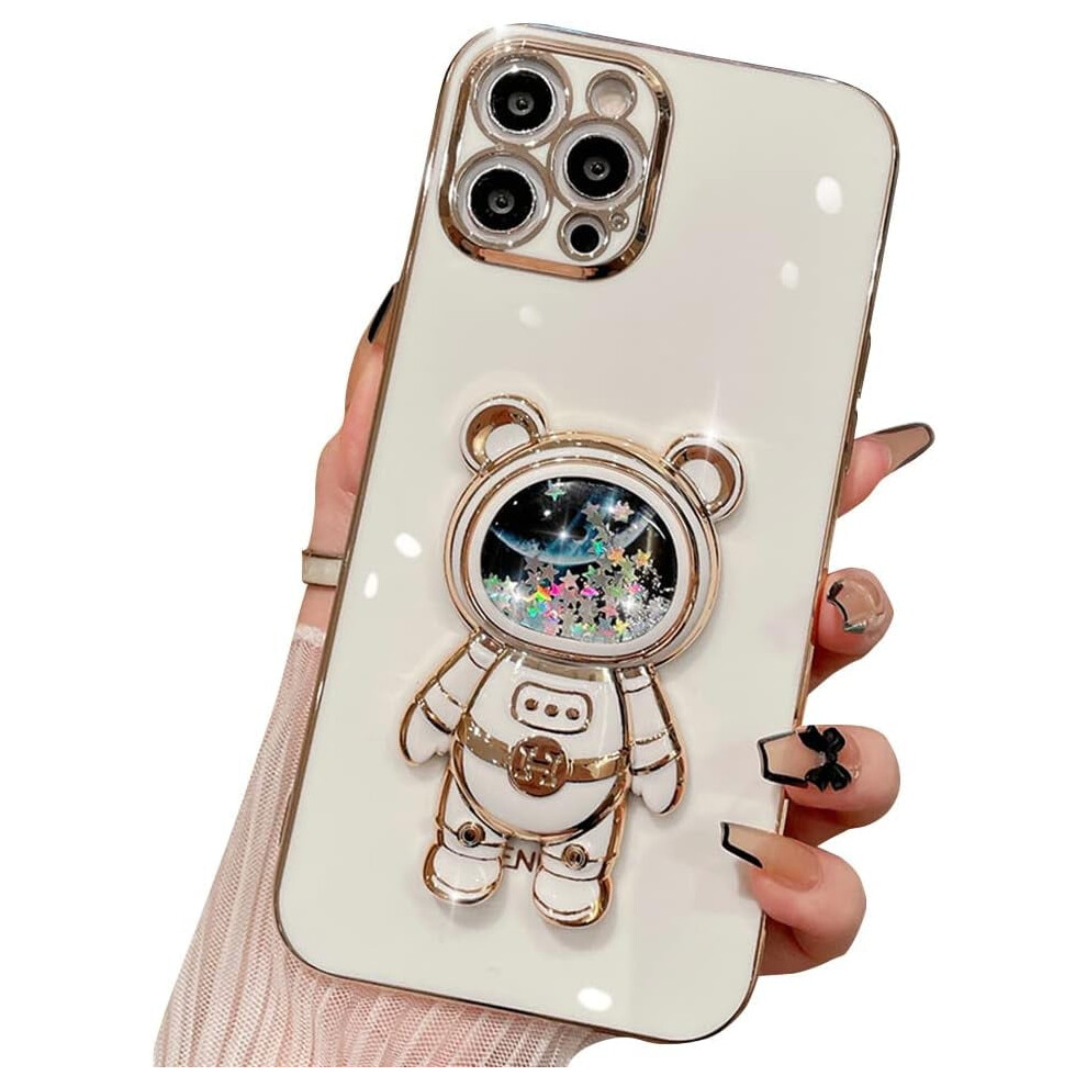Iphone X/Xs Case Astronaut Glitter Quicksand Stand White 301029610981
