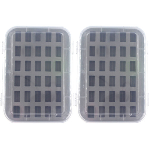 Scatola porta rocchetto in plastica con spugna (2 pezzi) 1