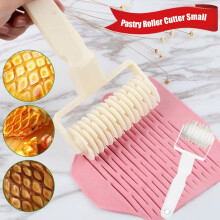Smooth Lattice Roller Cutter for Cookies and Pizza 1pc