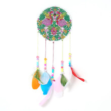 Diamantschilderij met puntboor, windgonghanger, handgemaakte doe-het-zelf hanger met kristal