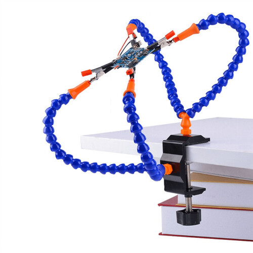 Table Clamp Soldering Station with 3 Flexible Arms 1