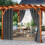 Tenda moderna trasparente con protezione UV e impermeabile 2