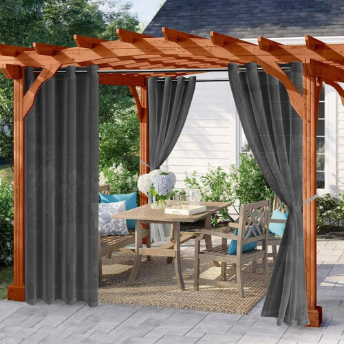 Tenda moderna trasparente con protezione UV e impermeabile 1