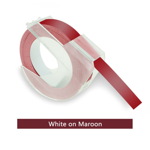 9mm 3D embossed label tape for Dymo manual label makers
