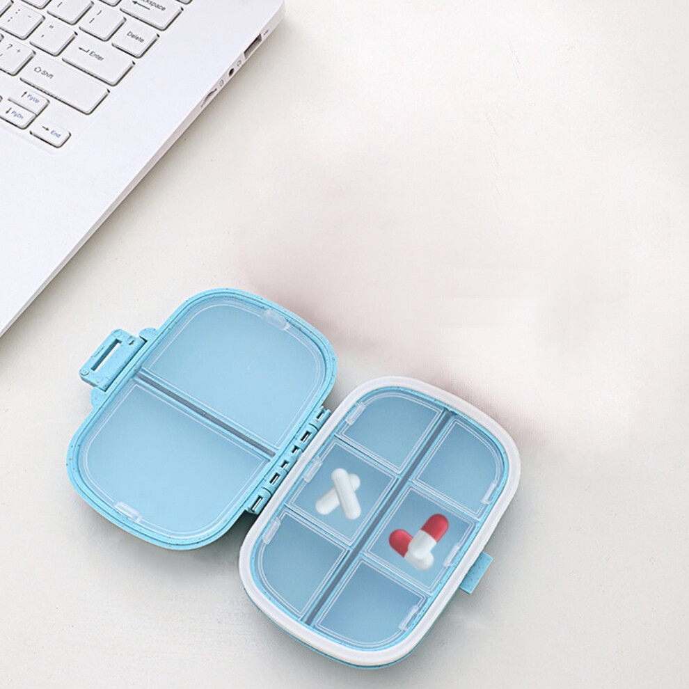 Kcavykas 8-compartment travel pill box