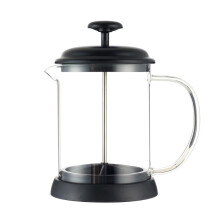 Cafetière à piston et théière, en acier inoxydable 304 et verre borosilicate résistant à la chaleur, durable, facile à nettoyer et sans BPA,