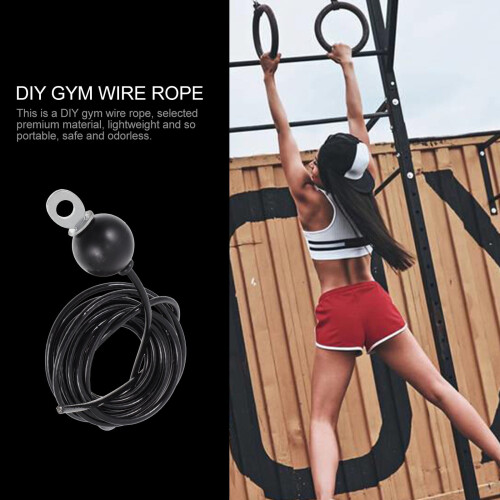 Wire Rope Home Gym Cable Steel Replacement 10m 2