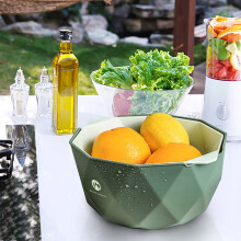 Kayannuo 2-in-1 sink and strainer bowl set