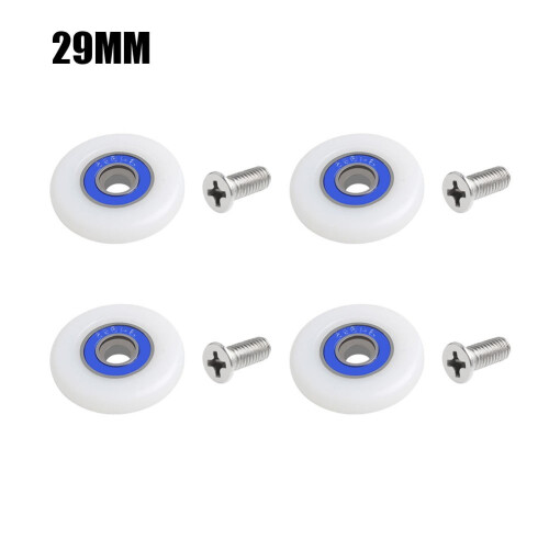 Shower Door Roller Wheels 29mm 4 pcs