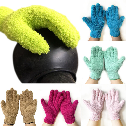 Microfiber Cleaning Gloves Coral Fleece 1 Pair 1