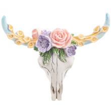 Resin bull skull wall decor Nordic style sculpture